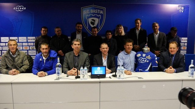 Conférence de presse de l'association SC Bastiais