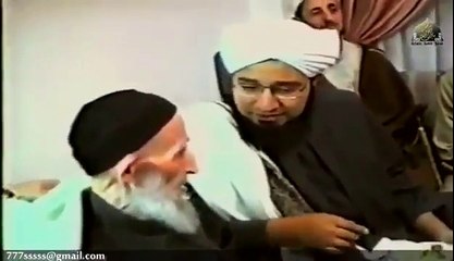 الجفري يطلب القبول من شيخ صوفي