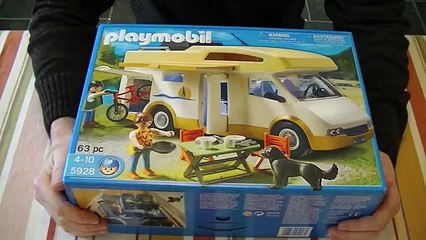 Playmobil 5928 Camper Van Motorhome Unboxing & Assembly
