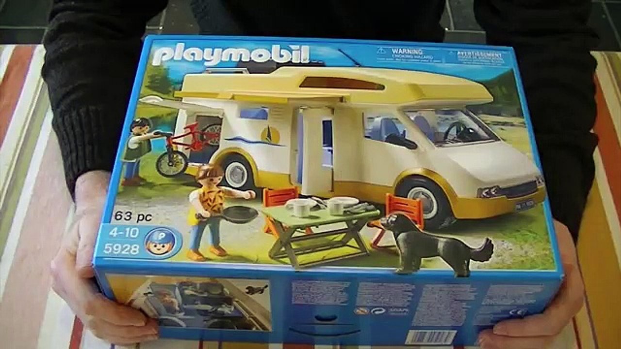 Playmobil 5928 Camper Van Motorhome Unboxing & Assembly