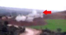 Fırtına Obüslerinin Terör Örgütü YPG'yi Vurduğu Anlar, Cep Telefonu Kamerasında