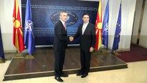 NATO Genel Sekreteri Stoltenberg Makedonya'da - ÜSKÜP