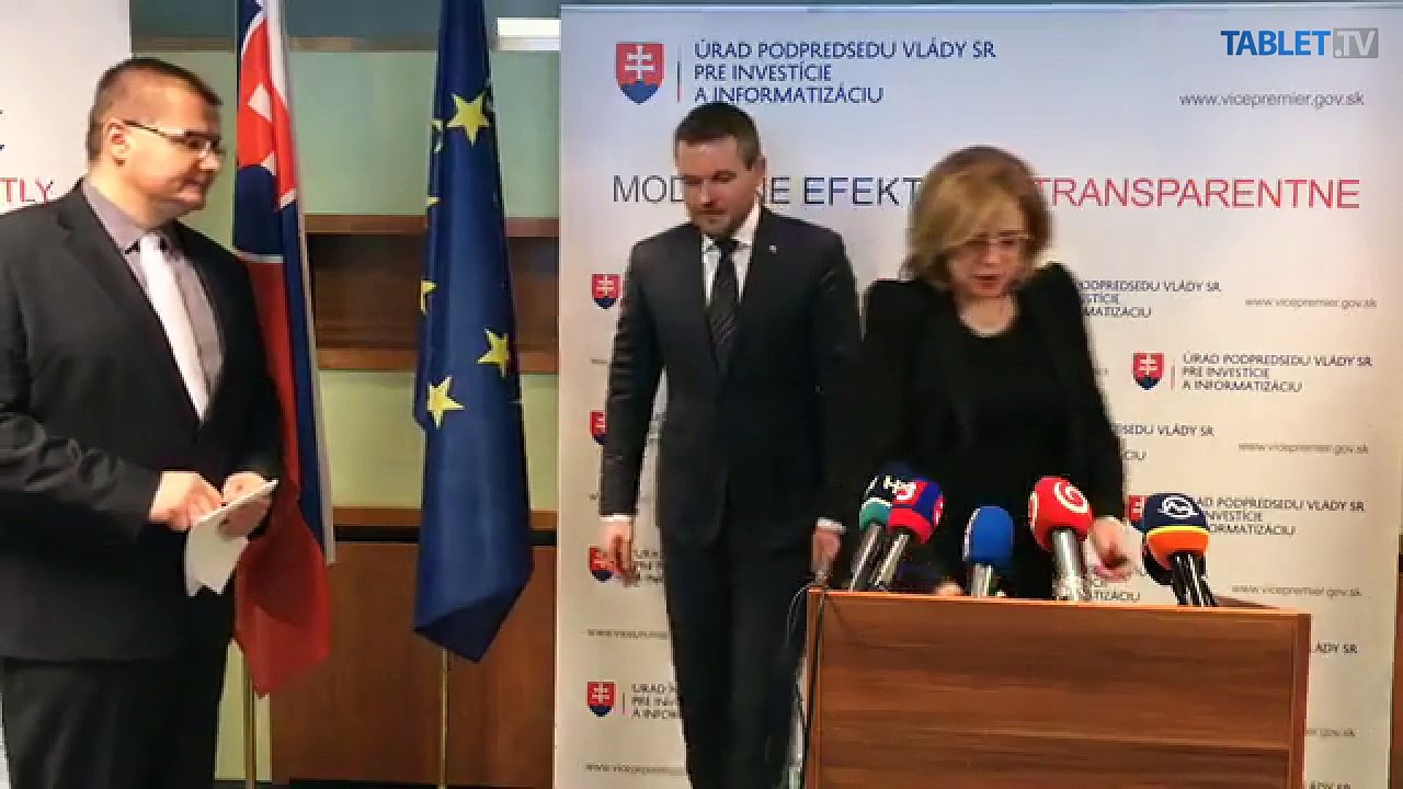 ZÁZNAM: Brífing podpredsedu vlády SR Petra Pellegriniho a eurokomisárky pre regionálnu politiku Coriny Cretu