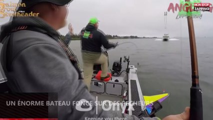 Etats-Unis : Un énorme bateau fonce sur des pêcheurs, la séquence choc (vidéo)