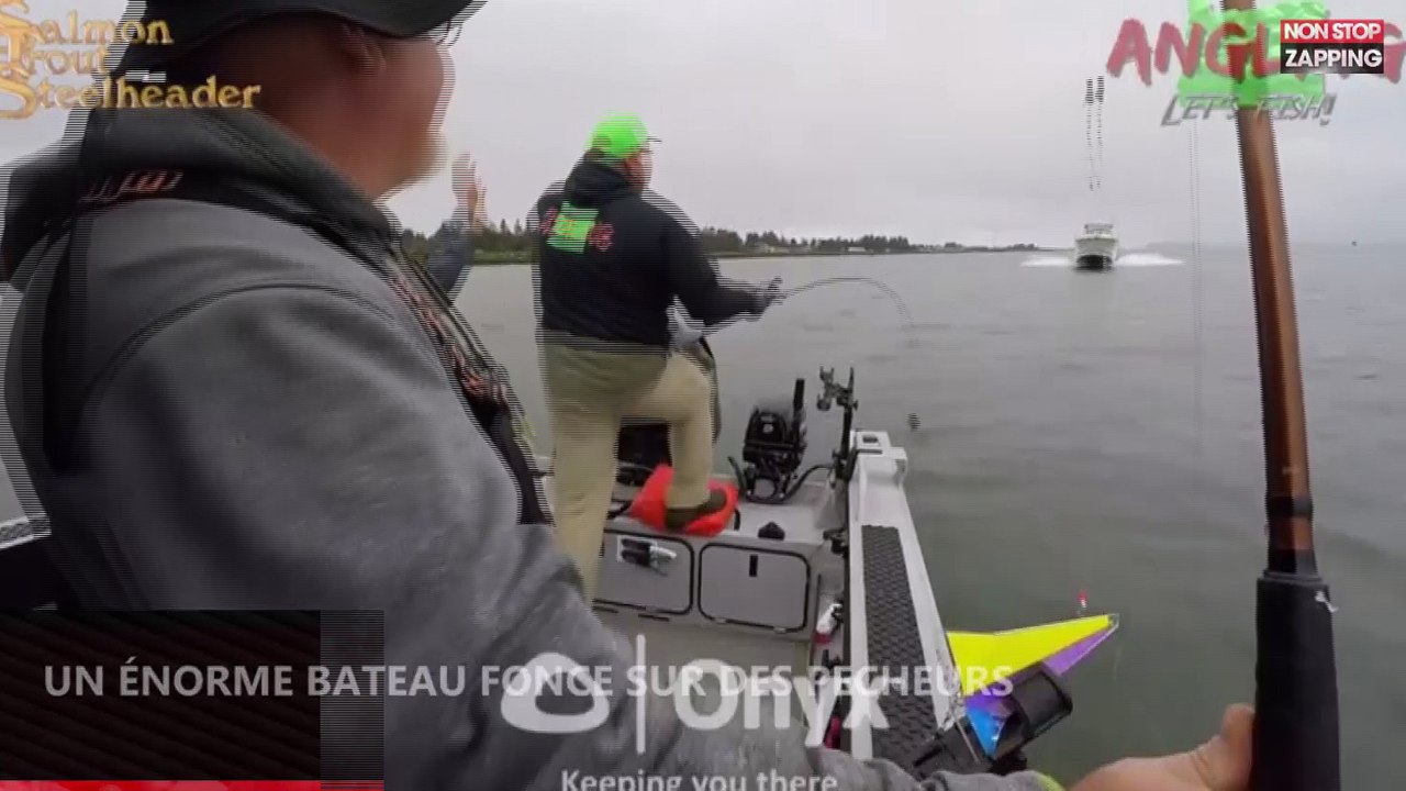 Etats-Unis : Un énorme bateau fonce sur des pêcheurs, la séquence choc (vidéo)