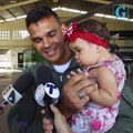Policial do Notaer reencontra família de bebê que ele salvou