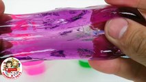 DIY How To Make Sparkly Rainbow Colors Toilet Jelly Slime Poop - Tutorial Glitter Putty