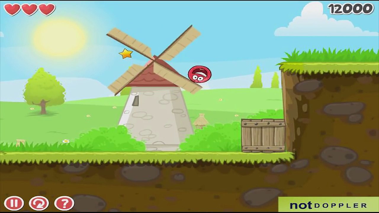 Красный Шарик - Смотреть ИГРУ как МУЛЬТИК - Red Ball - для детей малышей