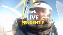 Pendentif en live depuis un ULM au dessus des nuages | JACK