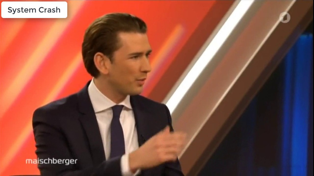 Kanzler Kurz WUNDERKNABE System Crash