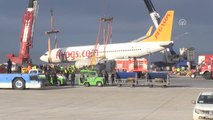 Trabzon Havalimanı'nda Uçağın Pistten Çıkması (12)