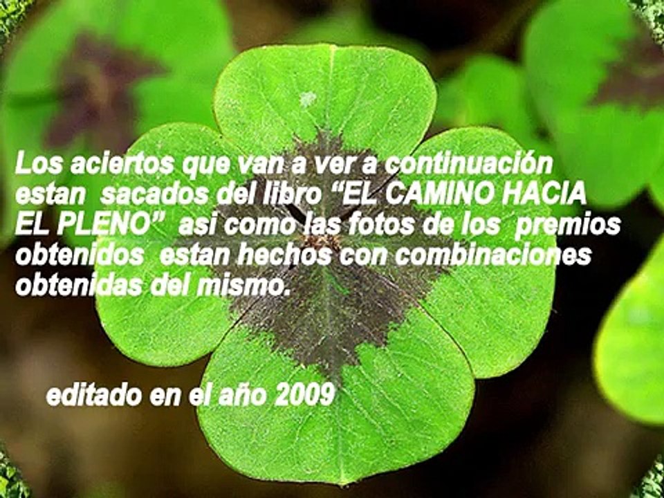 Sistemas lotto, combinaciones primitiva    pruebas de premios[1]