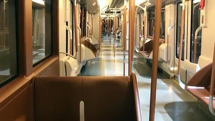 La future rame de métro de la Stib