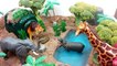 ZOO Wild Animals In Jungle Safari/Learn Names and Sounds of Forest Animals With Scheich Toys