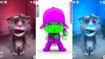 Baby Learn Colors with Talking Pocoyo, Talking Tom | Kids Colour Reion Compilation P2