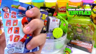 Jumbo Mikey TMNT Ninja Turtle Surprise Egg Play Doh