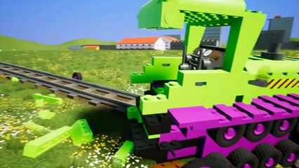 MASSIVE LEGO TRAIN CRASH! - Brick Rigs Gameplay - CRASHING TOY TRAINS AND LEGOS! - User Creations