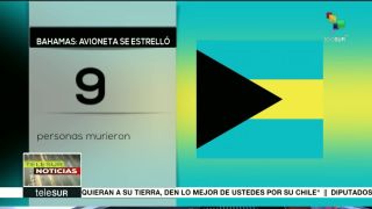 Bahamas: nueve muertos al estrellarse una avioneta en isla de Andros