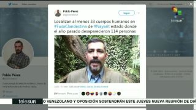 México: más de 30 cuerpos localizados en fosas comunes en Nayarit