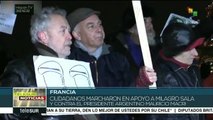 Organizaciones en Francia exigen la libertad de Milagro Sala