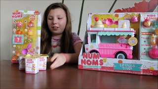 NUM NOMS Series 2 Deluxe Pack, Mystery Surprise Blind Packs and Lip Gloss Truck Playset Unboxing