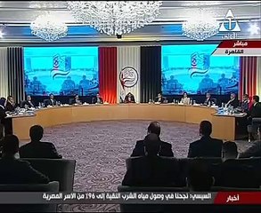 السيسى: تحركنا ببرنامج ضخم فى تطوير البنية الأساسية خلال الفترة السابقة