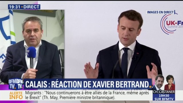 Calais: Il faut engager avec les Britanniques un vrai bras de fer , estime Xavier Bertrand