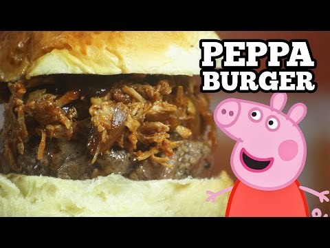 Peppa Burger - Pulled Pork - Lanche de Pernil - Sanduba Insano