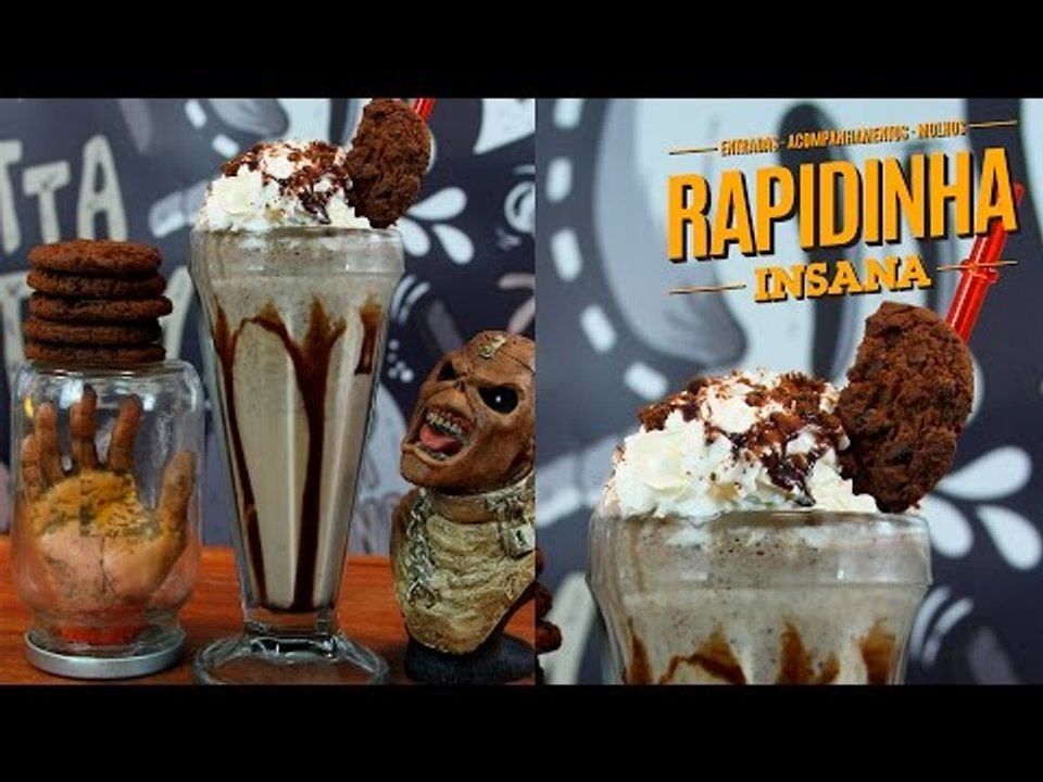 Milkshake de Cookie - Rapidinha Insana