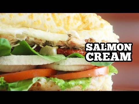Salmon Cream - Lanche Natural Light com Salmão - Sanduba Insano