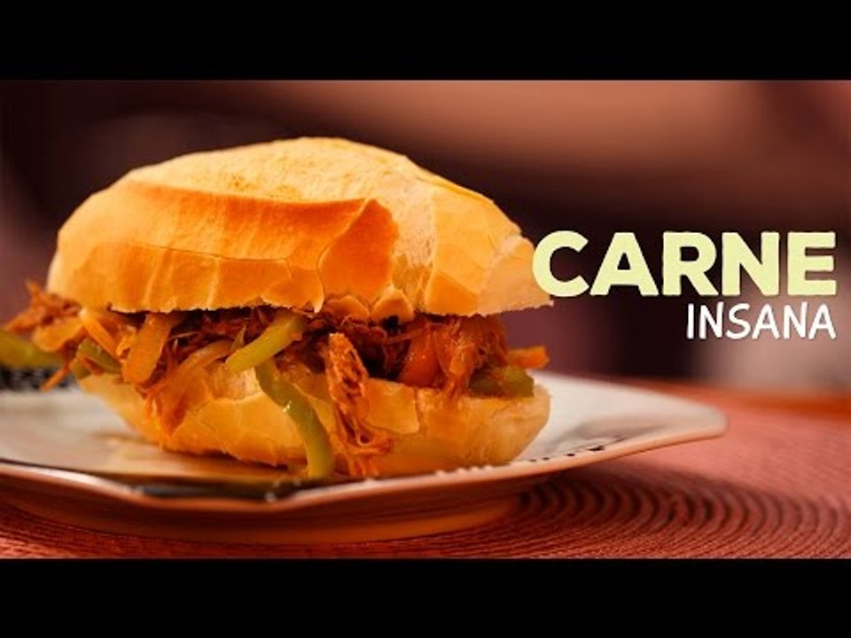 Como fazer lanche de Carne Louca - Sanduba Insano