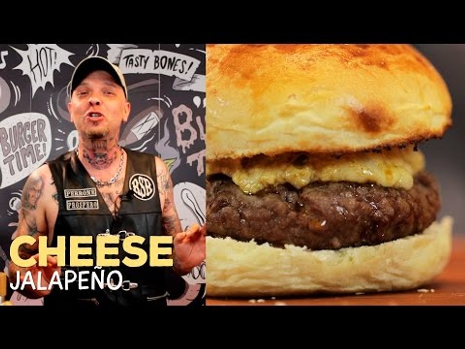 Hambúrguer Artesanal com Creme de Jalapeño - Sanduba Insano