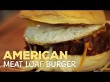 Hambúrguer Americano de Bolo de Carne - Sanduba Insano