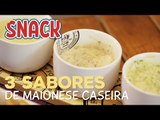 Como fazer Maionese de Pesto, Mostarda e Mel e Maionese de Azeitonas - SNACK