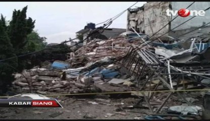 Ledakan Tabung Gas 50 Kg di Bekasi Hancurkan Enam Bangunan