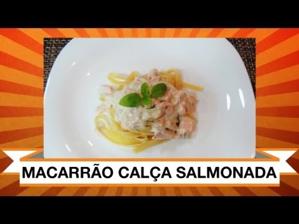 Receita de Espaguete ao Molho de Salmão - Web à Milanesa