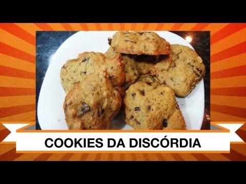 Receita de Cookies Caseiros com Gotas de Chocolate (Especial dia dos namorados) - Web à Milanesa