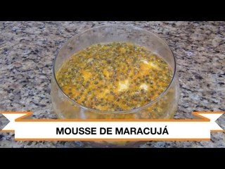 Receita de Mousse de Maracujá com Ganache - Web à Milanesa