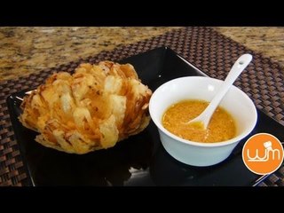 Receita de Cebola Empanada (Blooming Onion) - Web à Milanesa