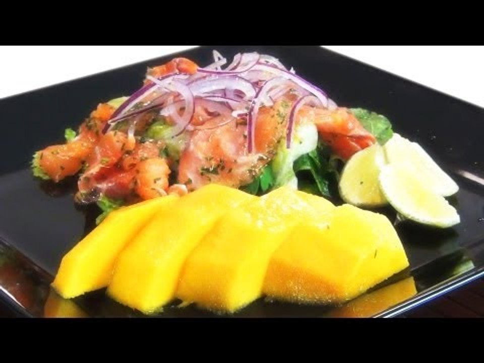 Receita de Salmão Marinado - Web à Milanesa