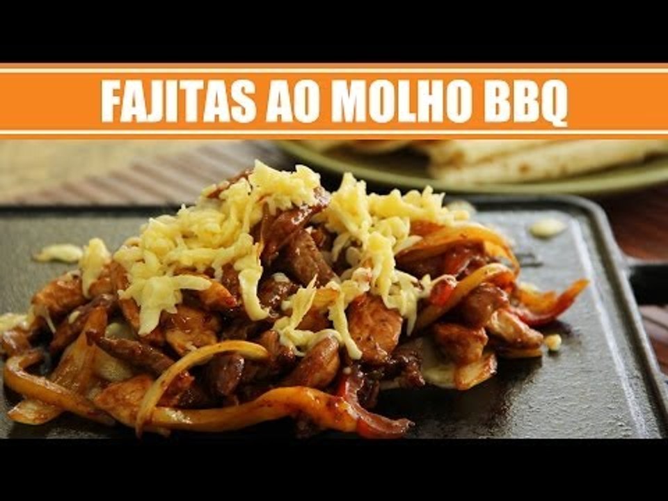 Receita de Fajitas ao Molho Barbecue - Web à Milanesa ft. Comidas de Buteco