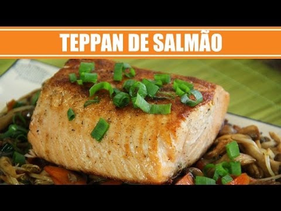 Receita de Teppan de Salmão - Web à Milanesa