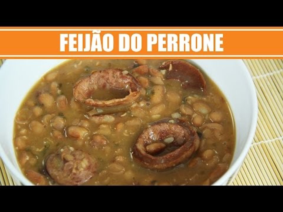 Receita  de Feijão do Perrone