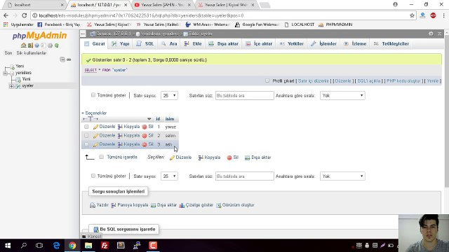 Pdo Veri Listeleme - ( PDO DATA LISTING )