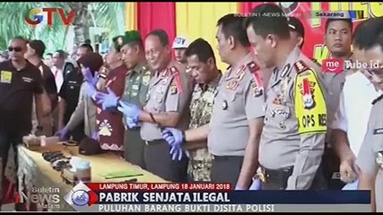 Pabrik Senjata Api Ilegal Digerebek