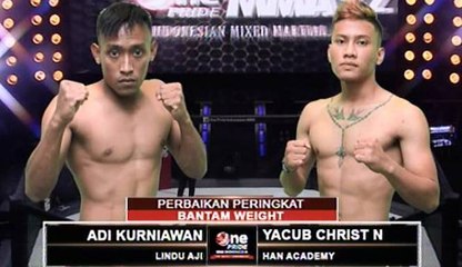 One Pride MMA Bantam Weight, Adi Kurniawan VS Yacub Christ N