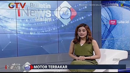 Motor Sudin Kebersihan Jakarta Pusat Terbakar