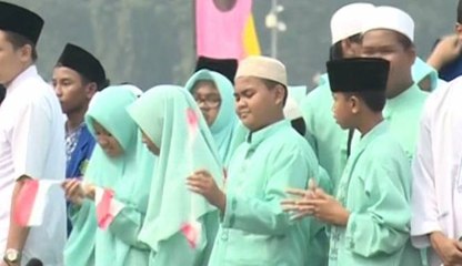 Upacara Hari Santri Nasional di Monas