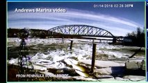 Timelapse Video Shows Ice Damaging Marina in Connecticut