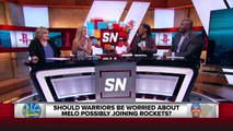 Should Warriors Be Worried If Carmelo Anthony Joins Rockets? | SportsNation | ESPN